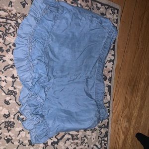 Denim blue shorts